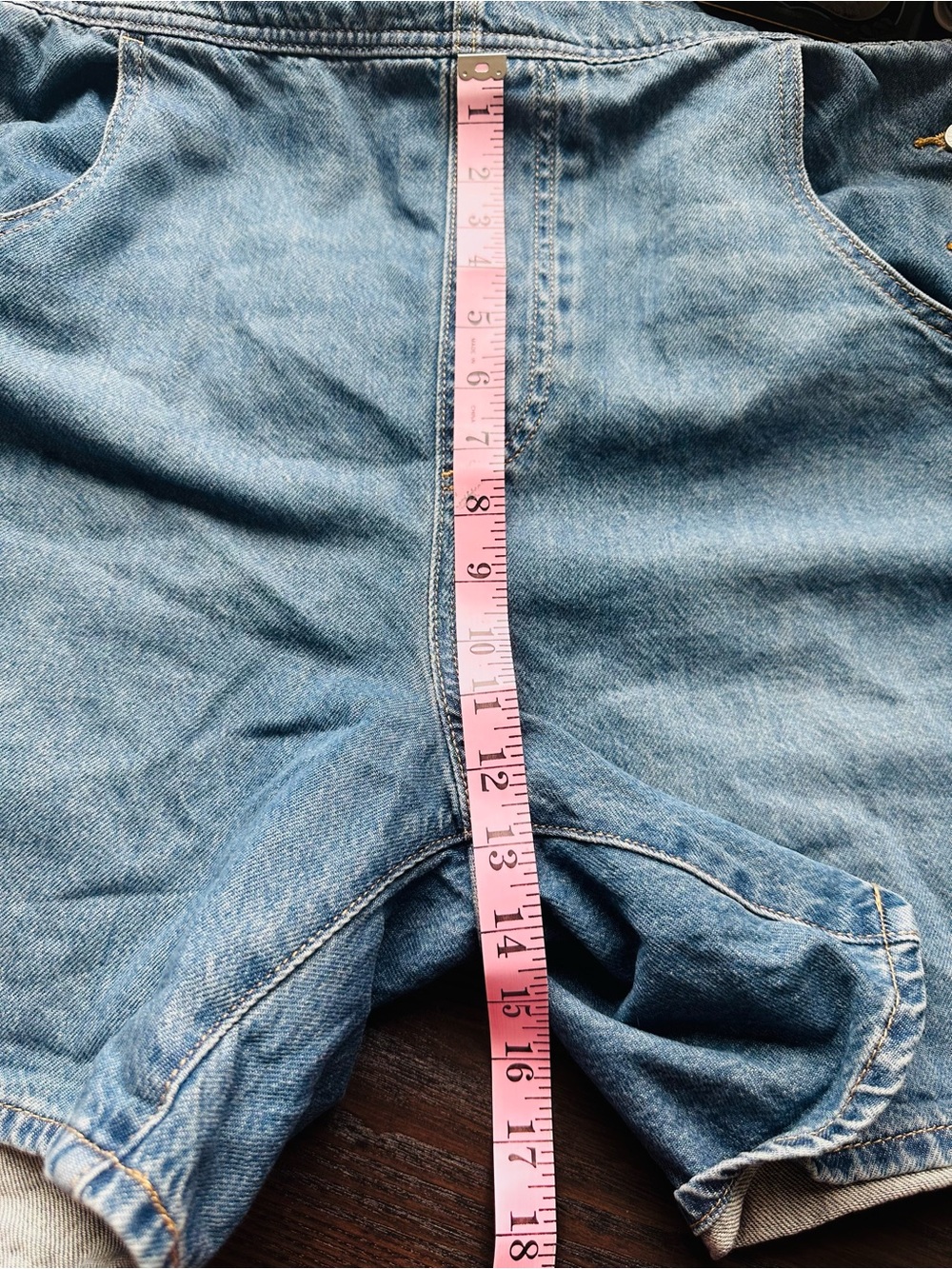 NWT Levi's Blue Denim Shortalls Jean Overalls Summer Utility Romper Women XL - Picture 7 of 8